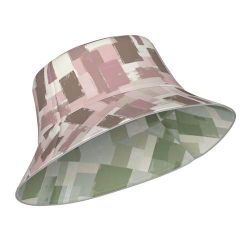 Image of Bucket Hat Double-Side-Wear Reversible Sun Hat Beach Travel Hiking for Women Men