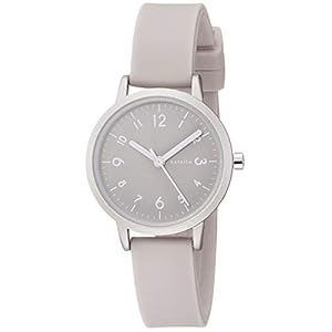 Field Work YM006 Women’s Analog Wristwatch, Soda, Small, Silicone Strap, grey (grey marl)