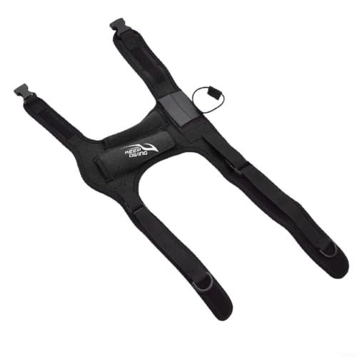 ddiving + sheath with adjustable arms for leg straps for neoprene wrap(Black)