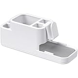 アネスティカンパニー アネスティ(Honesty) 珪藻土 水滴吸い取る 自然乾燥 カビにくい 歯磨き粉立てられる コップ掛け付き Karari オーラルケアスタンド 約幅17×奥5.7×高7.2cm ホワイト HO2017