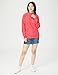 Amazon Essentials Women's Long-Sleeve Fleece Quarter-Zip Top (Available in Plus Size), Coral Pink, Medium