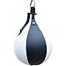Huante Bola de velocidad de boxeo con forma de pera de poliuretano bolsa de velocidad de boxeo bolsa de boxeo giratoria Speedball ejercicio fitness bola de entrenamiento