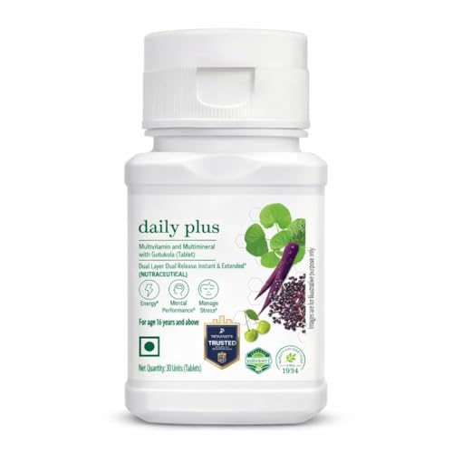 Amway Nutrilite Daily Plus Multivitamin & Multimineral With Gotukola Tablets (30N)