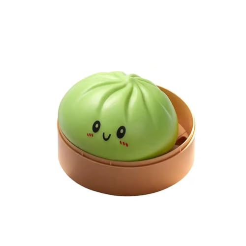 Dumplings Squishy Mystery Dumplings Squishy Stress Balls Fidget Sensory Toy Soft Squeeze Decompression Dough (Green)