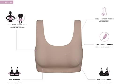 Bali womens Comfort Revolution Easylite Seamless Wireless Bra Df3491 Full Coverage Bra (pack of 1)