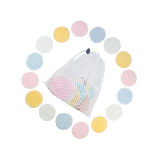 HONMEET 16�|�@�ۑf�ނ̍ė��p�\���C�N���Ƃ��p�b�h �₳�����A�C���C�N�⃊�b�v���I�t ���p�t�F�C�X�N�����W���O�p�b�h �g�тɕ֗��ȃ��b�V�����[�ܕt�� �u���[ �s���N �z���C�g �C�G���[�e