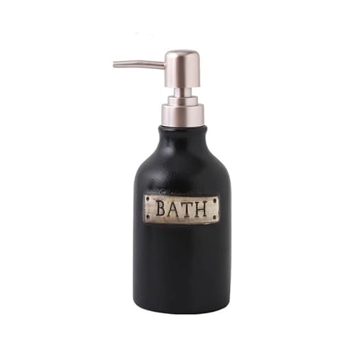 Hotel Vintage Bathroom Ceramic Press-fit Bottle Empty Shampoo Body Wash Soap Dispenser