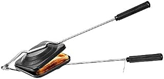 YADNESH Non Stick Gas Toaster -Non-Stick Sandwich Toaster Aluminum Sandwich Maker Hand Toaster Stove Sandwich Maker on Gas