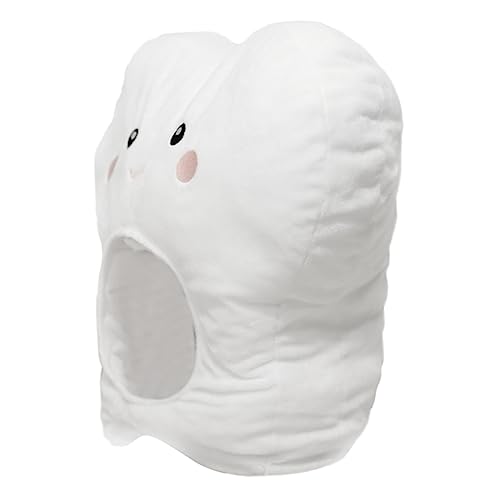 VICASKY Plüschhut Zahnform Für Karneval Und Partys Lustige Kopfbedeckung Als Foto-requisite Für Erwachsene Für Festliche Anlässe Und Cosplay