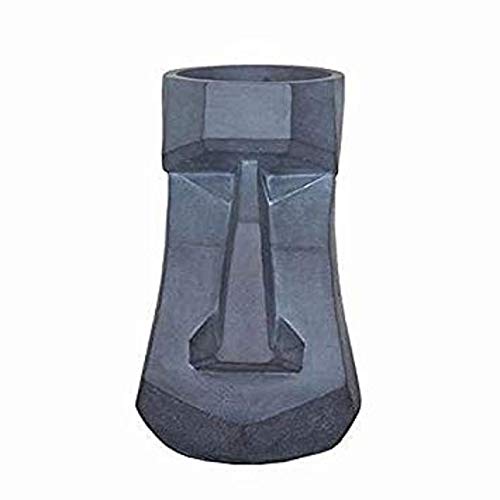 Scotrade MND G19 Beautiful Head Design Fibre Clay Tiki Statue Planter Garden Decor