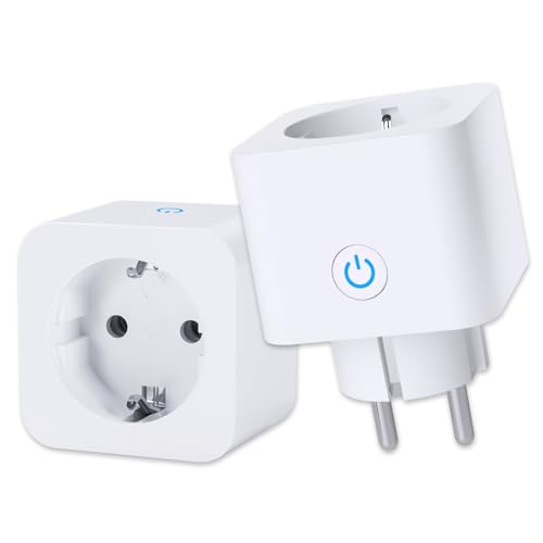 ANTELA Presa Smart Wifi Per Esterno IP54 – Monitoraggio Consumi, Compatibile Con Alexa E Google Home, 16A, 2.4GHz