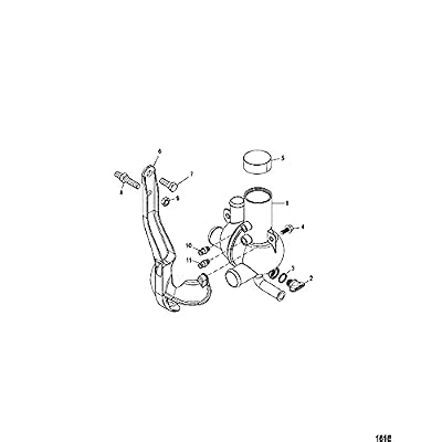 Mercruiser 5.7L MPI MIE - Water Distribution Housing - DAM Marine