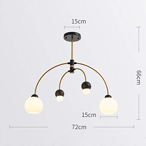 Lustre E27 nordique pour résoudre le manque de lumière en chambre - 6