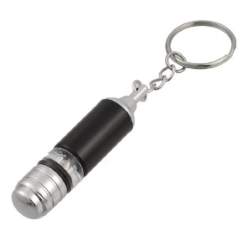Eliminator Key Chain Alcoa PrimeCar Black Silver Tone Static Eliminator Discharger Key Chain ...