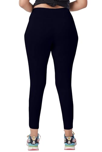 Image of Nexsus Appparels Stretchable Gym Pants for Workout : The Ultimate Yoga Pants | Gym Wear for Woman | Gym Tights for Women with Side Pockets | Available in Plus Size's