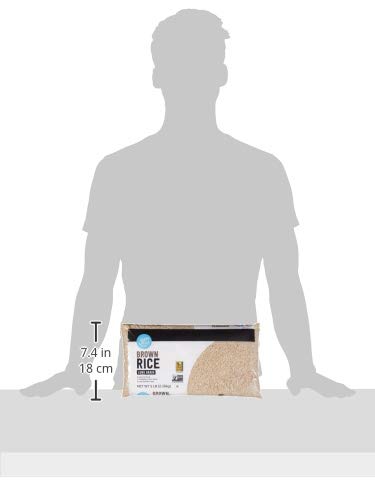 Amazon Brand - Happy Belly Brown Rice, 5 lb