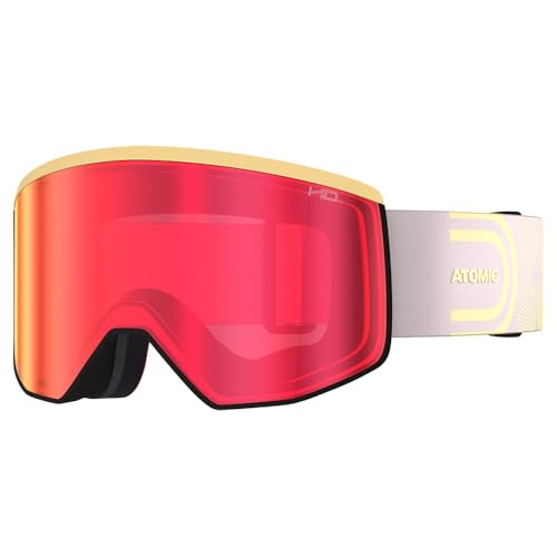 ATOMIC FOUR PRO L HD Gafas de esquí I Gafas de esquí y snowboard medianas con tecnología HD de disco para una visión clara, gafas de esquí para mujer y hombre con marco Live Fit para un ajuste