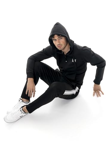 Sweat zippé homme LEONE 1947 Apparel Tech avec capuche réglable