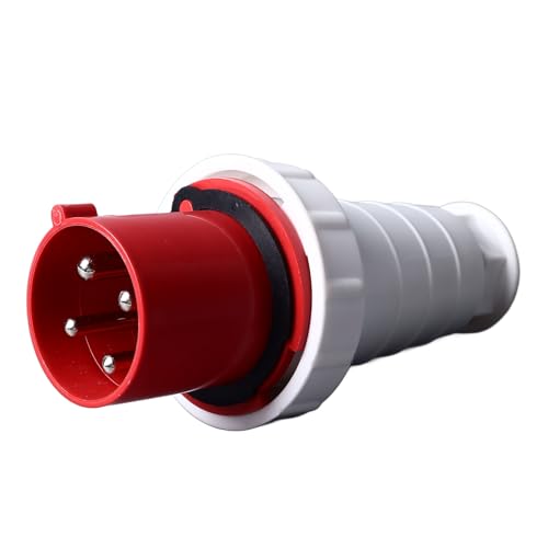 Industrial Connector 3P E 63A IP67 Waterproof IK07 Collision Resistant Electrical Cord Connector 380 415V Waterproof Industrial Plug Connector
