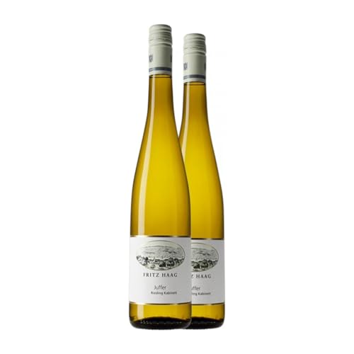 Fritz Haag Brauneberger Kabinett Riesling Mosel-Saar-Ruwer 75 cl Vino blanco (Caja de 2 Botellas de 75 cl)
