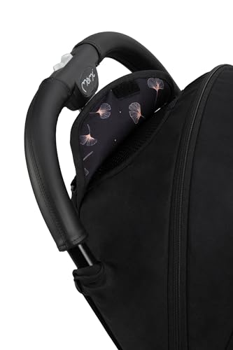 MoMi ESTELLE LIGHT PLUS a partir de los 6 meses (hasta 22 kg), silla de paseo plegable con arnés de 5 puntos, cesta de la compra, barra telescópica, se mantiene de pie plegada - imagen 14