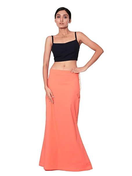 I AM BY DOLLYJAIN D'coat Simple for Women – 99% Cotton, 1% Lycra Stylish Lightweight Coat for Casual and Formal Wear | Color - Peach Pink, Size - XXXL