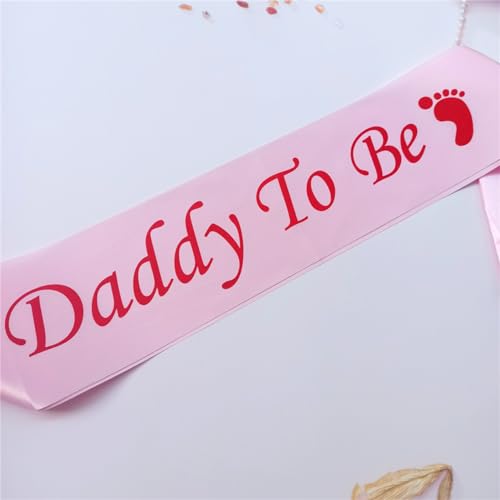 Magnusson's Garden Daddy to Be Sash for Baby Shower, Dad in Process, Dadchelor Diaper Party Favor for Father to Be, New Dad Gift Ideas, Boy or Girl, Pink or Blue Gender Reveal Decorations - Image 3