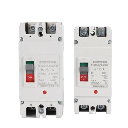Disyuntor CC 2P 200A automático: rompe el riesgo de cortocircuito en tu banco de batería solar 12V