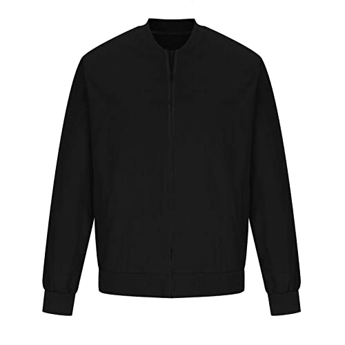 Men's Slim Fit Lightweight Sportswear Jacket Windproof Casual Bomber Jacket Active Outdoor Windbreaker Zip Up Golf Coat4