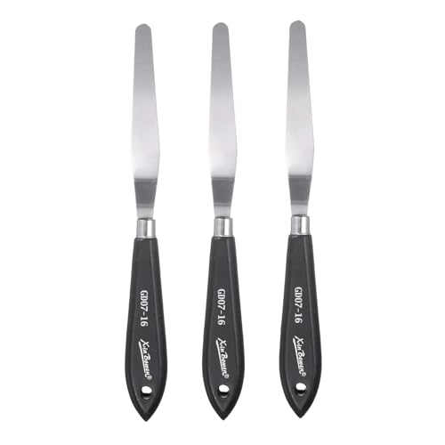 HARFINGTON 3pcs Palette Knife Painting Tool 8.54