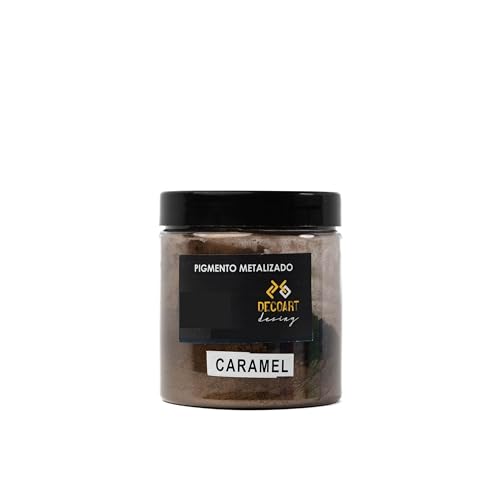 Pigmento Metalizado Decoart para Resina Epoxica 1 color de 50g (Caramel) - color CHOCOLATE Manualidades, Bricolaje, Cubiertas de Cocina, Mesas, Pisos