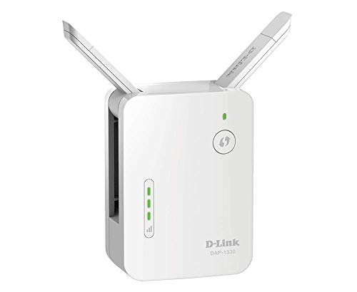 Product Image 1: D-Link Wifi Extender N300 Range Wall Signal Booster Ethernet Wireless Internet Network Repeater (DAP-1330)