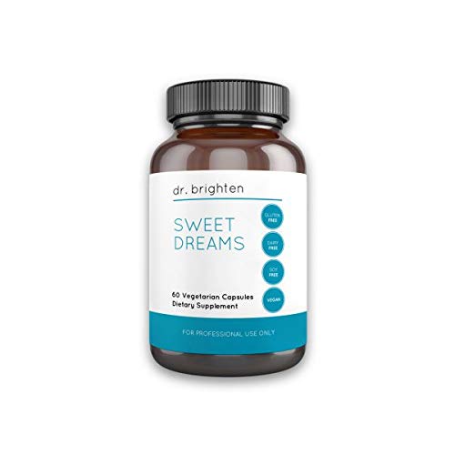Dr. Brighten Sweet Dreams - Sleeping Aid Dietary Supplement Blend of Natural Herbal Botanicals Nutrients and Neurotransmitter, Supports Quality, Restful Sleep