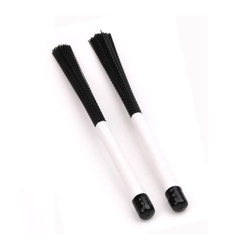 Nylon Drum Brushes for Cajon, Snare and Percussion Instruments, 1 Pair
