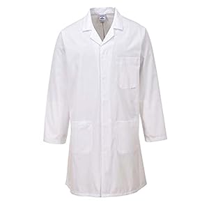 Portwest 2852 Standaard Jas, Normaal, Grootte M, Wit