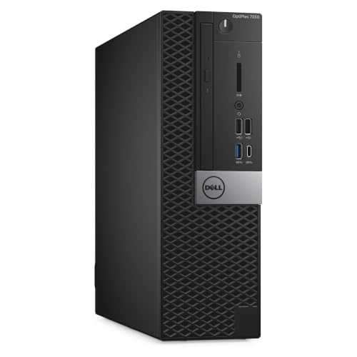 Dell OptiPlex 7050 SFF Desktop PC | Intel i7‑7700 | 8GB RAM | SSD 256GB | HDMI & DisplayPort | Windows 11 Pro | LibreOffice | Computer Fisso Pronto all’Uso (Ricondizionato)