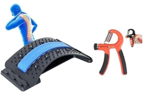 Combo of Magic Back Support with Hand Gripper for Fitness Equipment Fitness Accessory Kit Kit ()-picture-23