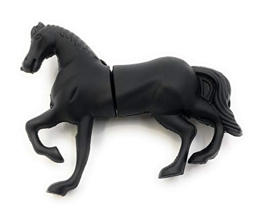 Clé USB 3.0 128 Go Onwomania Cheval en Noir mémoire flash externe pour ordinateur