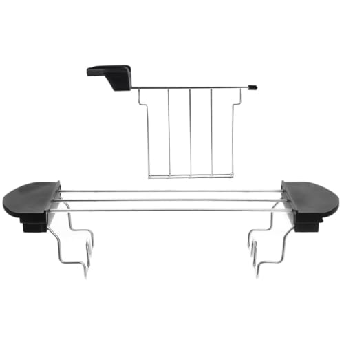 ASAKKURA Pinza para Sándwich y Rejilla para Calentar Pan Negra, 2 Piezas, Accesorio Compatible para Tostadora Doméstica, Piezas para Máquina Tostadora, Portabocadillos Reutilizable