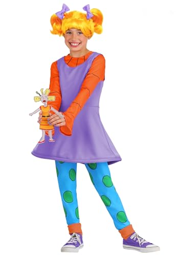 Disfraz Angelica Rugrats Nickelodeon para Niñas