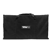 Zipped High-quality fabric Custom fit for DJ Booths Official Gorilla product Includes two shoulder straps