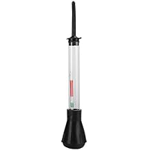 Acouto Battery Hydrometer, Battery Electrolyte Hydrometer Tool, Fast Detection Electro-Hydraulic Density Meter Tester, 8in Car Repairing Tool