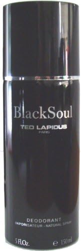 BLACK SOUL by Ted Lapidus for MEN: DEODORANT SPRAY 5 OZ
