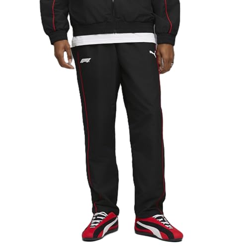 Puma Pantalones tejidos para hombre, negro, L