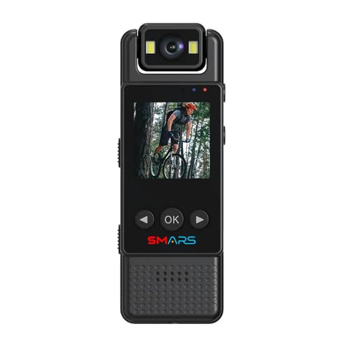 Image of smars Wi-Fi Pocket Body Camera | 4k 1080P Full HD Rotatable Lens | Color Night Vision | Audio & Video Chest Wearable Recorder