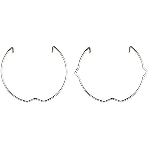 BlueXP 20 Pack GU10 MR16 Retaining Spring Ring Clasp Clips 50mm Diameter LED Spot Light Downlights Halogen Bulb Cover
