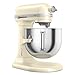 KitchenAid Artisan Almond Cream 6.6L Bowl Lift Food Mixer with Free Gift