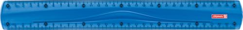 Brunnen Lineal Blau/Azur 30 cm