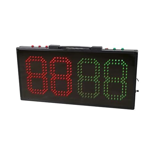 Tablero electrónico de sustitución para fútbol, tablero de reemplazo LED de un solo lado para árbitros, alta luminosidad y visualización clara miniatura 1