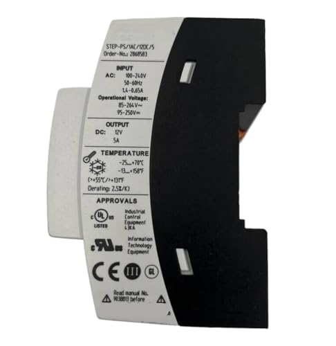 Alimentation STEP-PS/1AC/12DC/5 Phoenix Contact 2868583 rail DIN